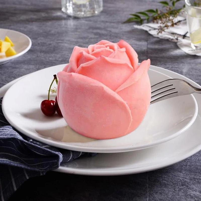 BowLift | 3D Silicone Rose Shape Ice Cube Mold