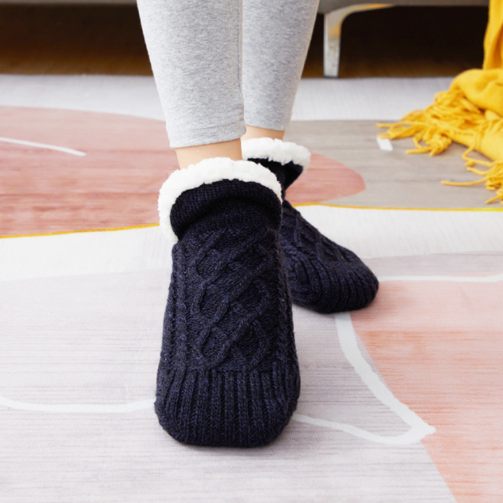 BowLift | New Woven And Velvet Indoor Socks Slippers
