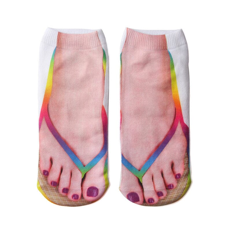 BowLift | Super Comfy Manicure Print Socks
