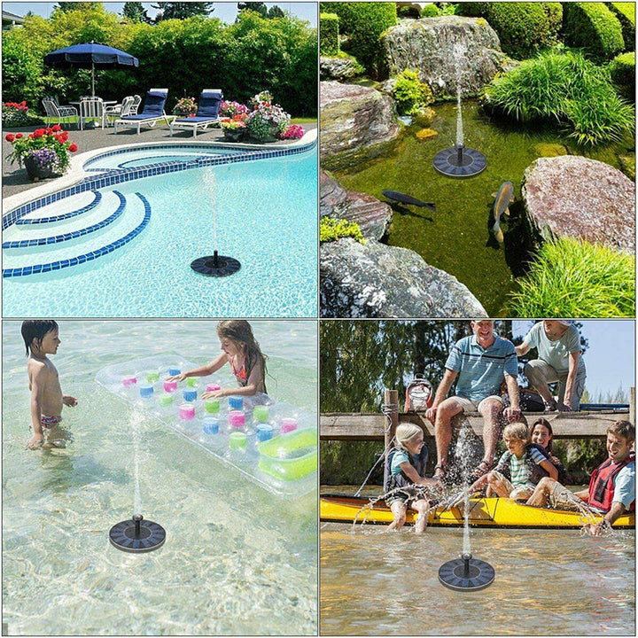 BowLift | Solar Powered Bird Fountain With Lights