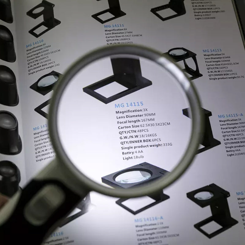 BowLift | 20X  magnifying glass with LED light