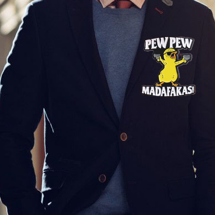 BowLift | Letter & Cartoon Duck Design Brooch