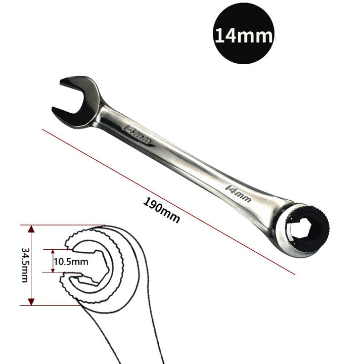 Ratcheting wrench | Bowlift