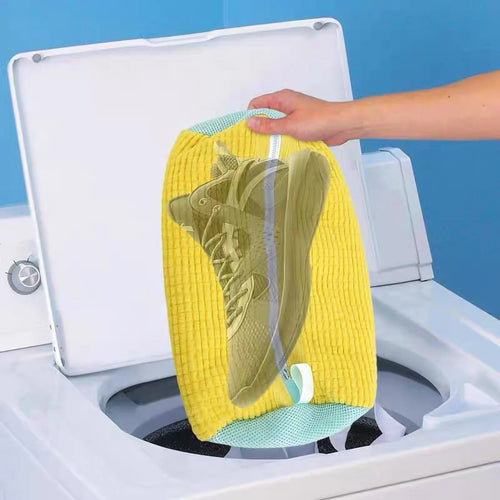 Zippered Shoe Laundry Bag - Reusable and Portable Washing Machine Shoe Washing Bag for all kind of Shoes Bowlift