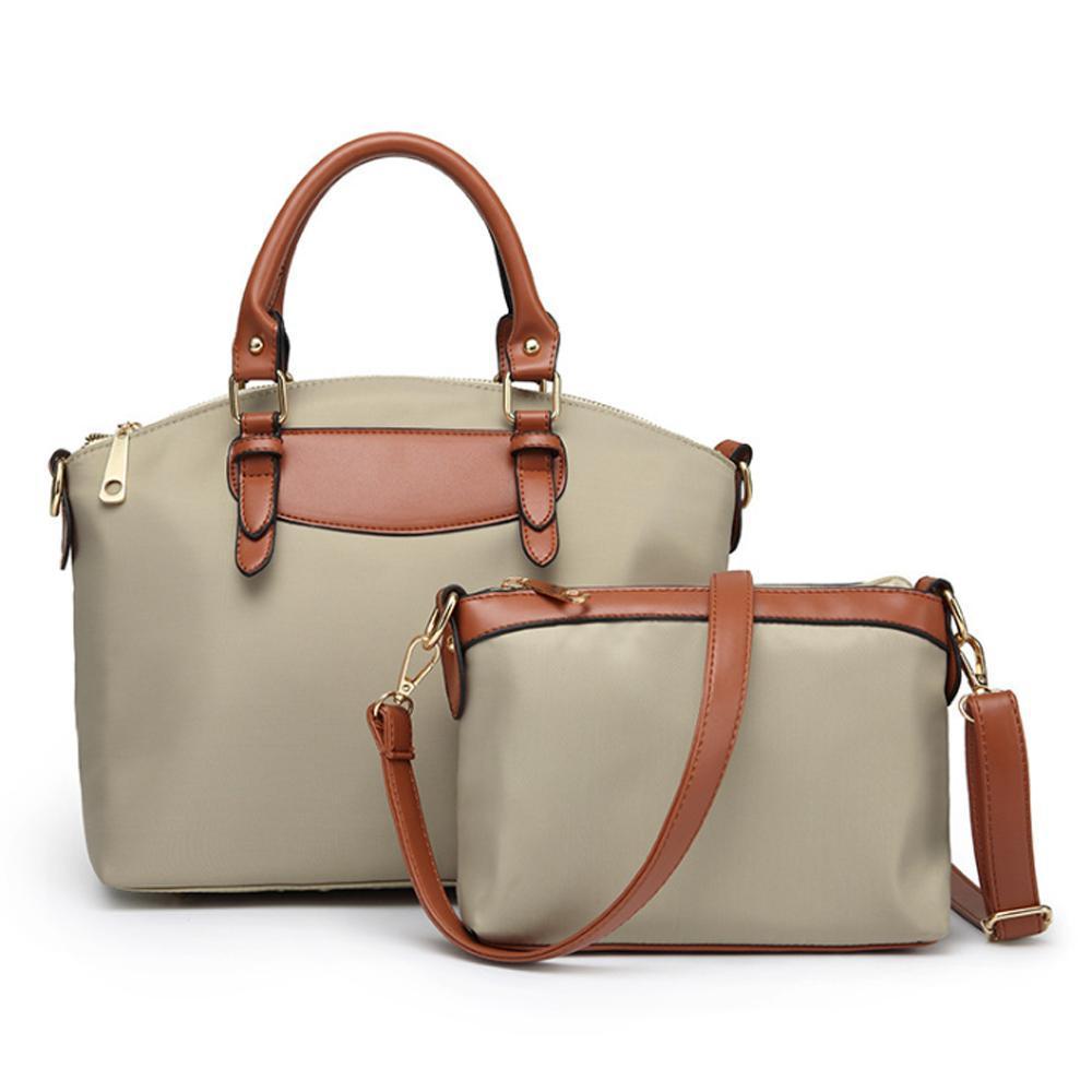 Casual waterproof handbag, a large with a small | Bowlift