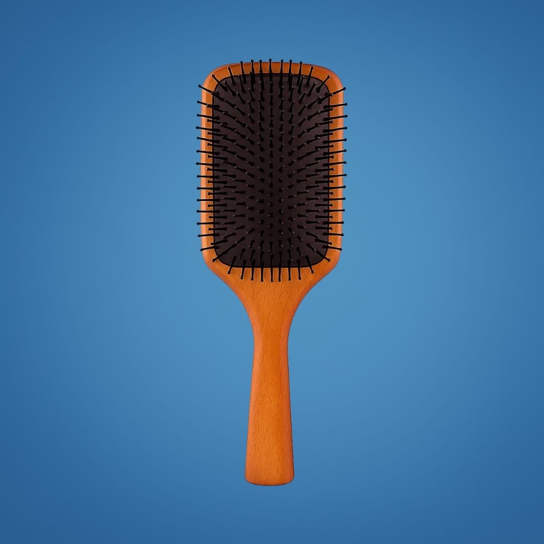 Static Detangling Brush – Frizz Control – Air Cushion Pad – Reduces Breakage – Adds Smooth, Shiny & Healthy-Looking Hair Bowlift