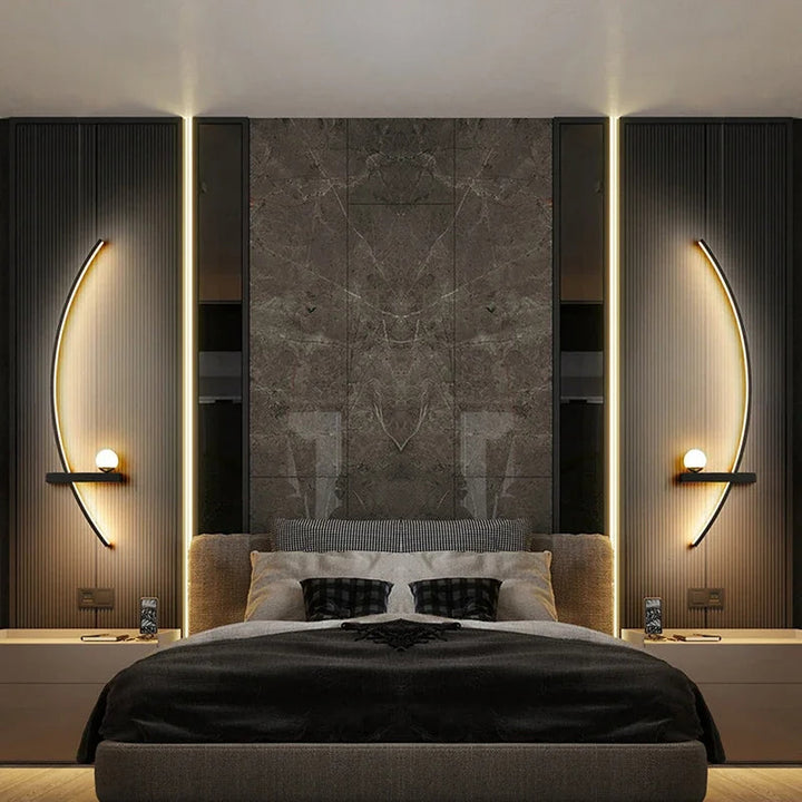 BowLift | Lumosphere - Minimalist LED Wall Light (2-Pack)