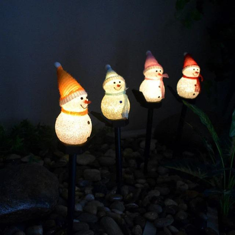BowLift | Super Cute Waterproof Solar Power Snowman Lamp