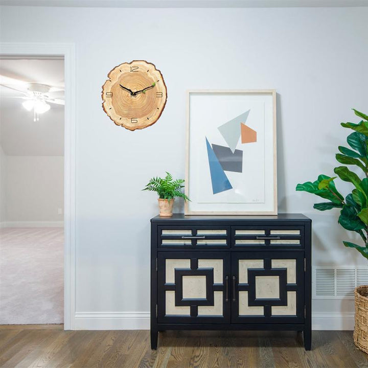 BowLift | Wood Annual Rings Wall Clock
