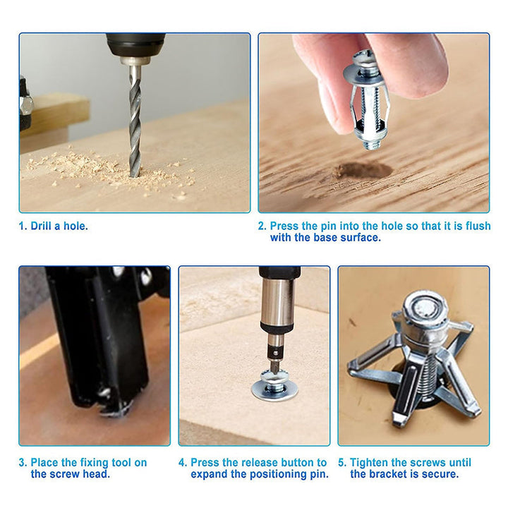 BowLift | Expansion Bolt Petal Nut (50 pieces)