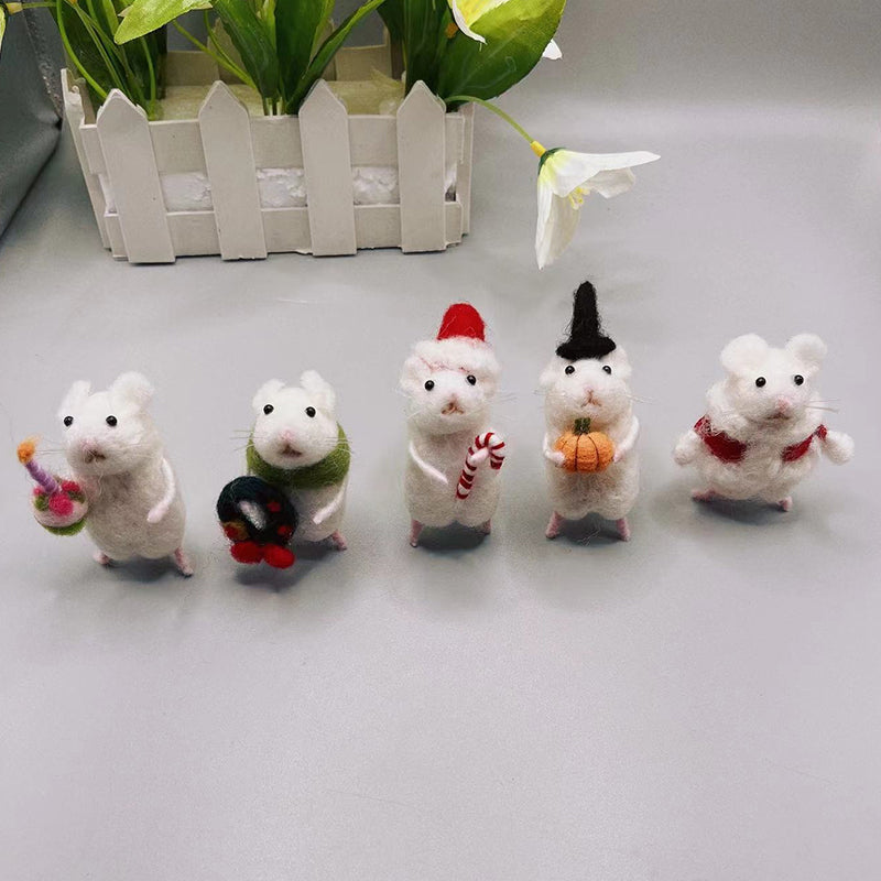 BowLift | Cute Felt Mouse Ornament
