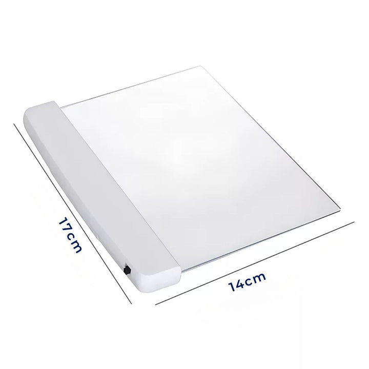 PageGlow | Flat LED Book Light – Glare‑Free Full‑Page Illumination – Slim Portable Design – Eye‑Care for Travellers & Bedtime Readers Bowlift