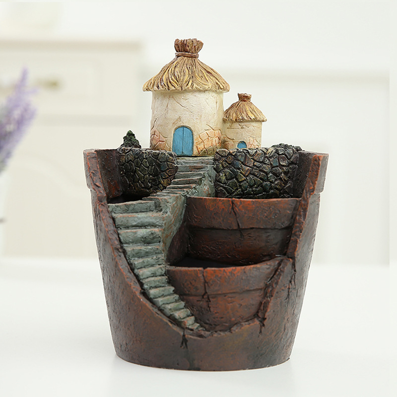 BowLift | Succulent decorative flower pot for mini garden – Bonsai planting pot for micro landscape and garden