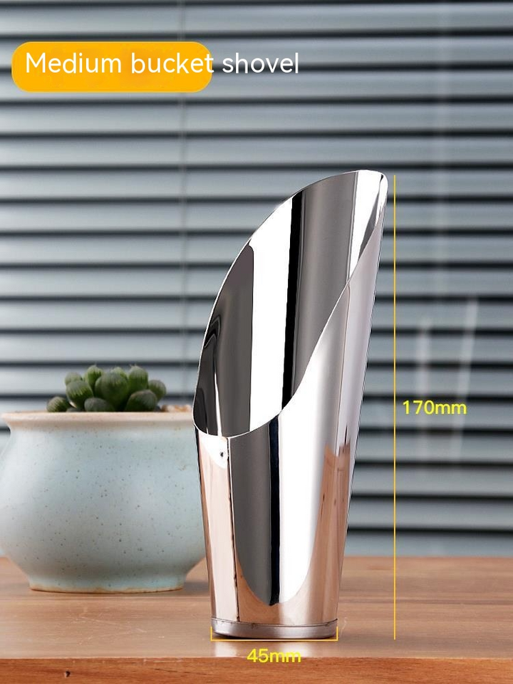 BowLift | Stainless Steel Scoop for Potting Soil – Robust Planting Scoop for Garden and Balcony