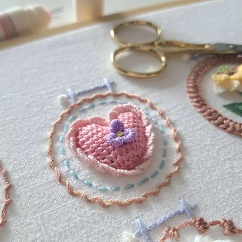 BowLift | Small Flower Frame Embroidery Set