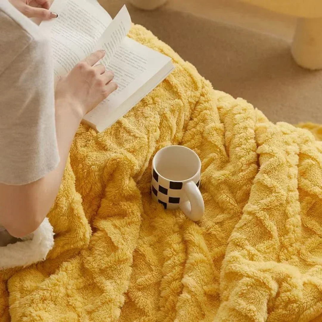 BowLift | Thick Warm Fleece Blanket Soft Stylish for Bedroom and Sofa