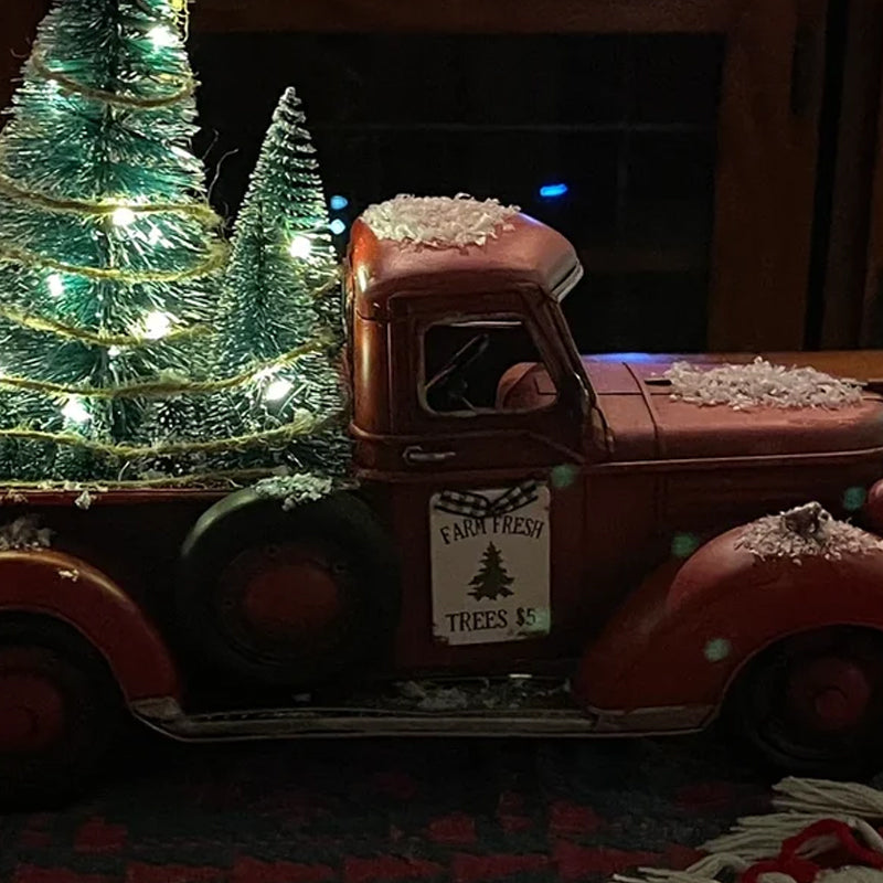 BowLift | Red Farm Truck Christmas Decorations