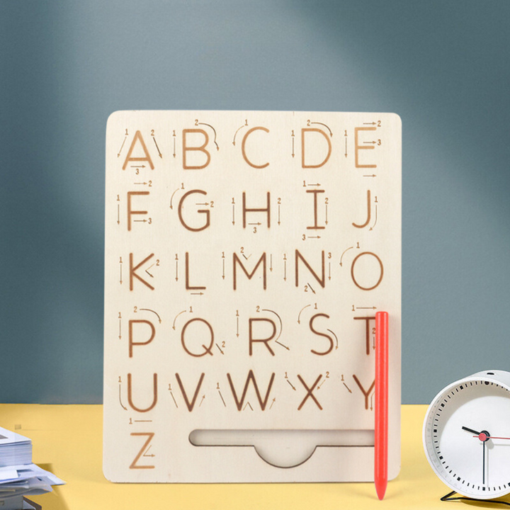 BowLift | Wooden Alphabet Board