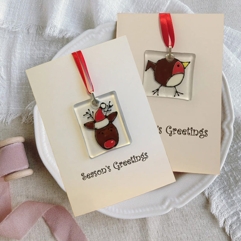 BowLift | Handmade Christmas card ornaments