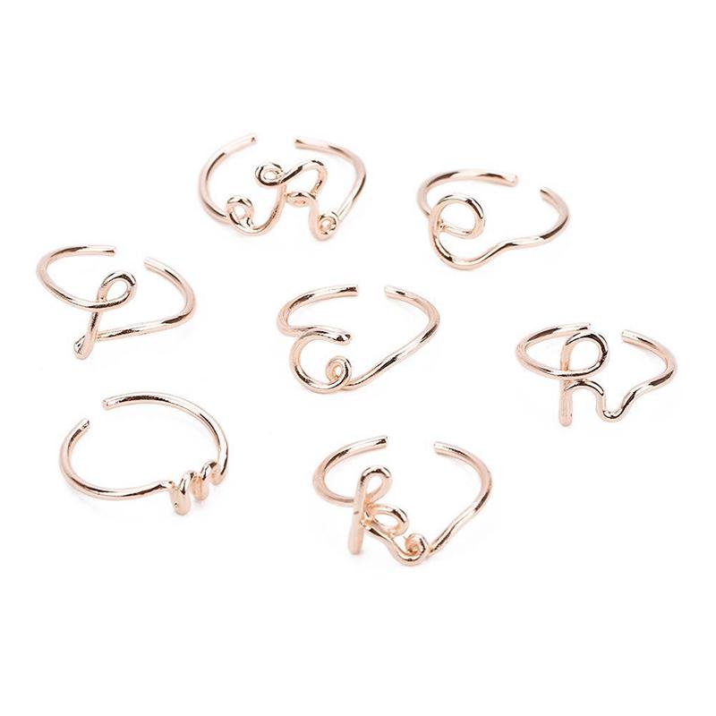 BowLift | Simple A-Z Letter Ring