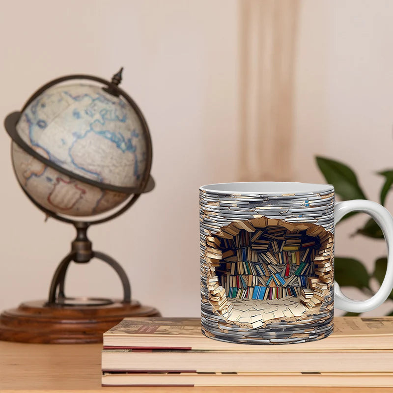 BowLift | 3D Bookshelf Mug