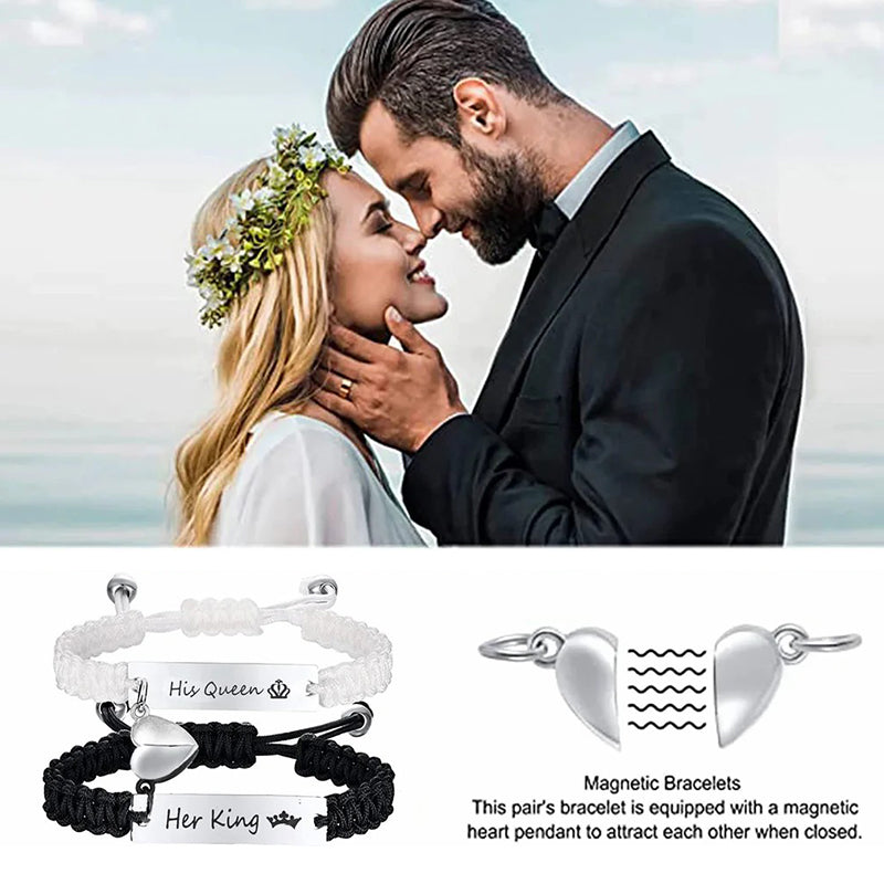 BowLift | Magnetic Couple Braided Bracelets