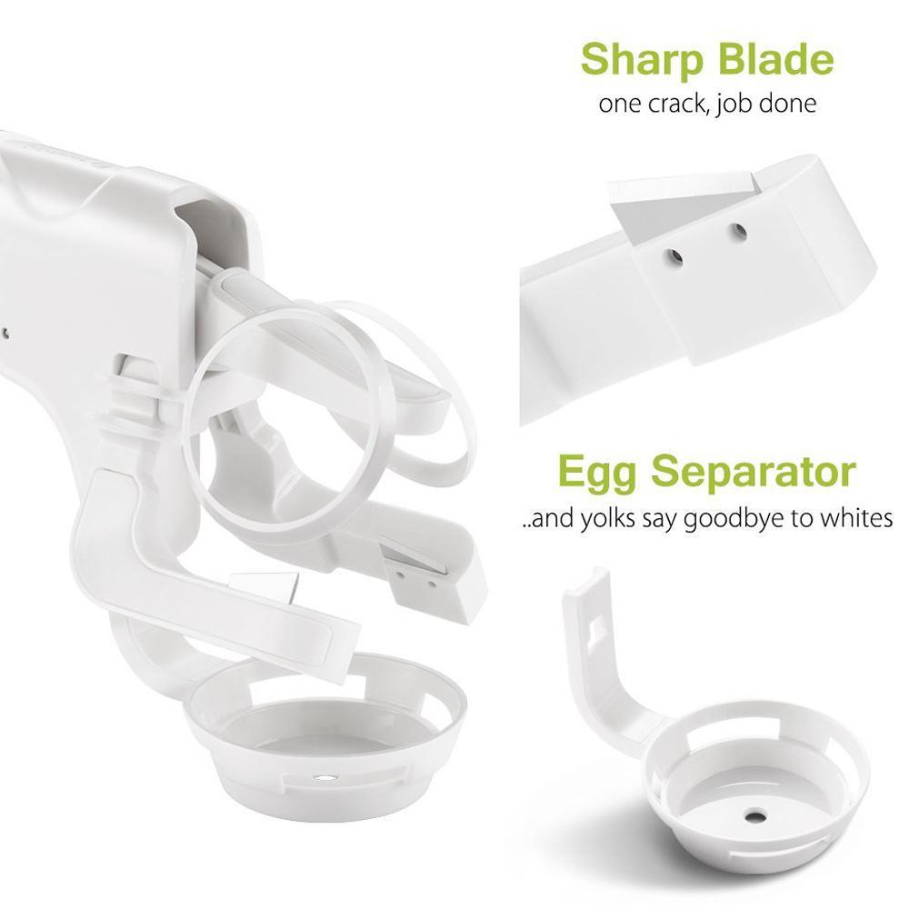 BowLift | New Easy Egg Cracker Handheld York White Separator