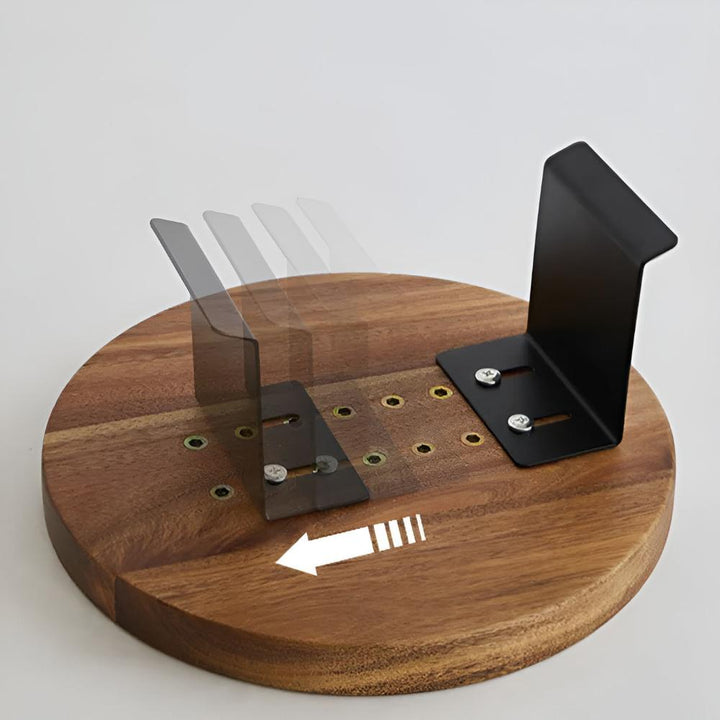 BowLift | Sofa Armrest Walnut Tray