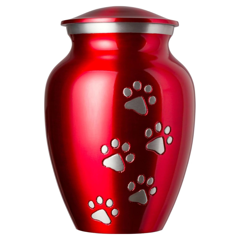 PawEternal • Hand-Carved Aluminum Pet Cremation Urn