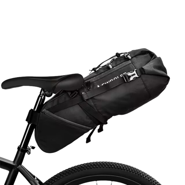 BowLift | Waterproof Bike Saddle Bag – 10L Capacity, Lightweight & Durable Cycling Seat Pack