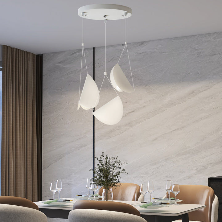 BowLift | PureLuxe Pendant - Slim white linear pendant light