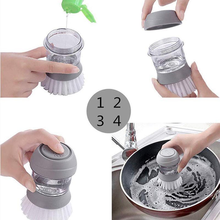 BowLift | Press-type Dishwashing Brush