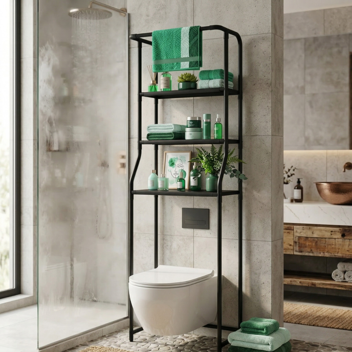 HavenRack™ 3-layer toilet storage shelf | Bowlift