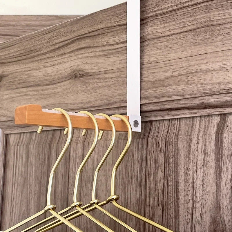 Foldable Wood Over The Door Hooks | Bowlift