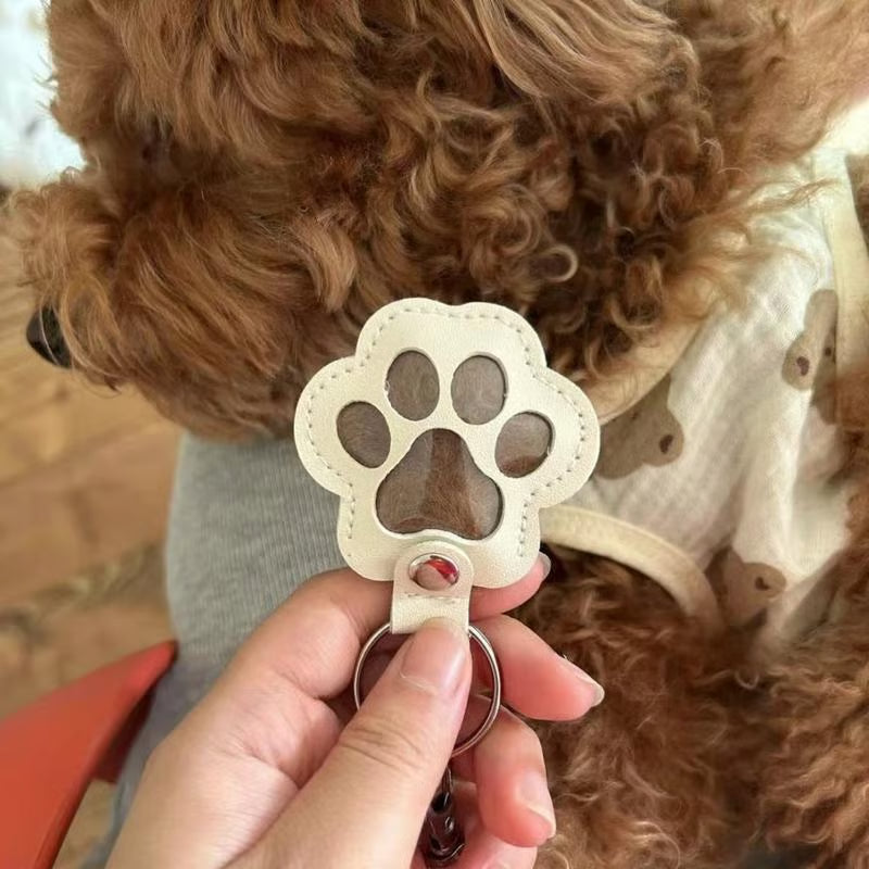 BowLift | PawMemorie Keychain – Memorial Pendant with Paw Print and Inner Compartment