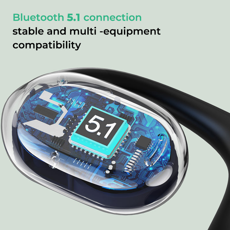 BowLift | AirBeat Flex Open Ear Bluetooth Headphones – Comfortable & Safe Sports