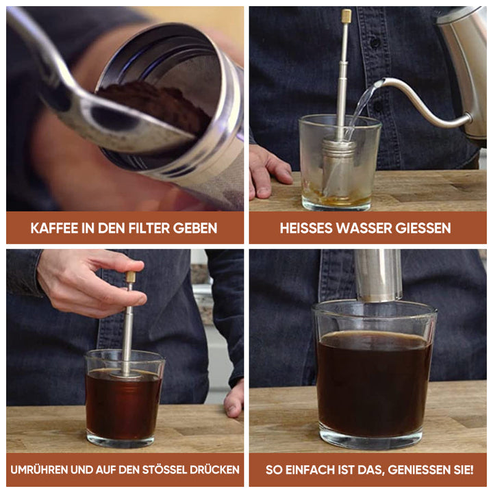 BowLift | Manual coffee filter made of stainless steel