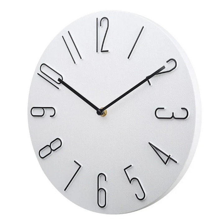 BowLift | Wall clock with colorful motif and elegant finish