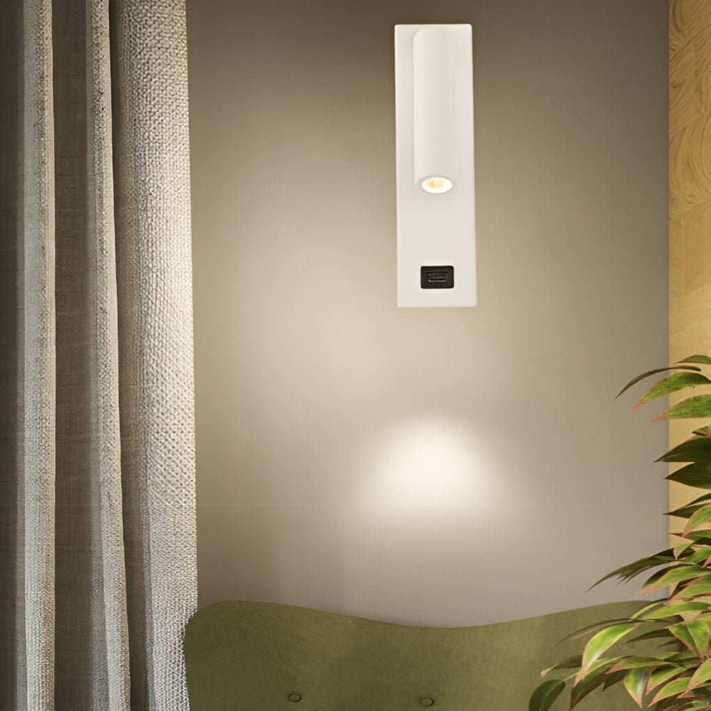 BowLift | ArtiLicht Luxury Wall Lamp with Adjustable LED and USB Charging Port