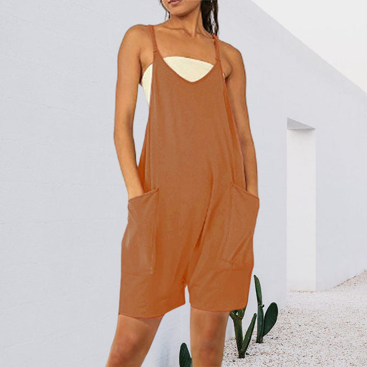 Sleeveless dress with pockets | Bowlift