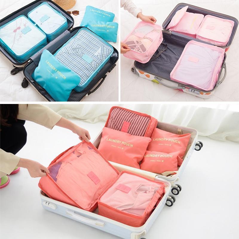 BowLift | 6 Pieces of Portable Luggage Packing Cubes