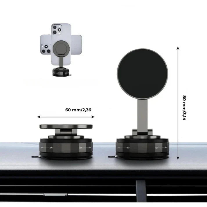 BowLift | Magnetic Suction Cup - Extendable 360° Phone Holder with Vacuum Seal