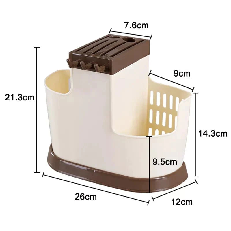 Multi Function Knife And Cutlery Holder Bowlift