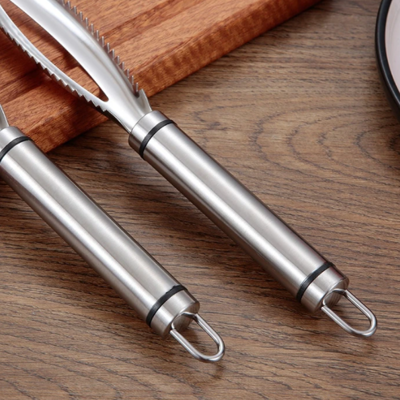 BowLift | Stainless Steel Fish Scales Scraper