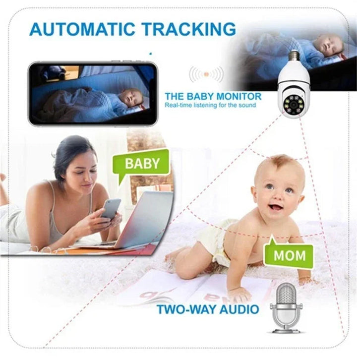 BowLift | Home Light Bulb Camera ( TF card not included)