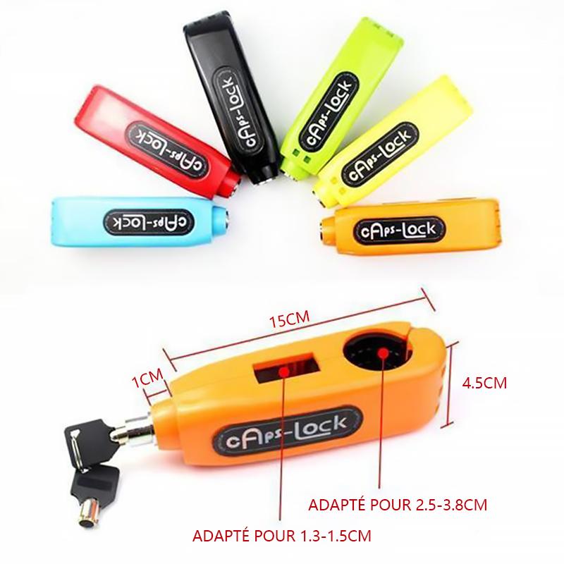Universal anti-theft lock for motorcycle scooter handle grip | Bowlift