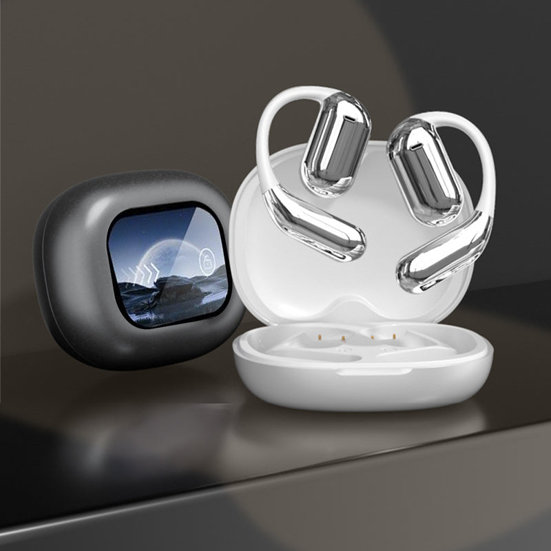 BowLift | LCD Open-Ear Wireless Bluetooth Earbuds