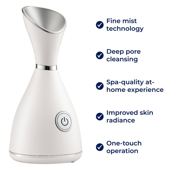 GlowMist | Facial Steamer – Deep Pore Cleanse – Fine Mist Technology – At-Home Skincare Bowlift
