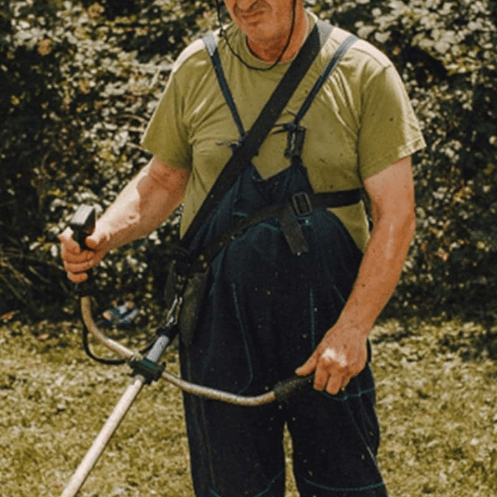 BowLift | Ergonomic Weed Killer Handle Extension Brush Cutter Trimmer Handle