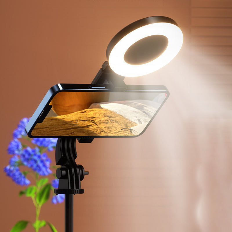 Selfie stick with LED additional light | Bowlift